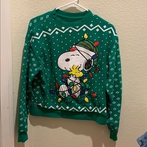 Kids Peanuts SMALL Ugly Christmas Sweater
